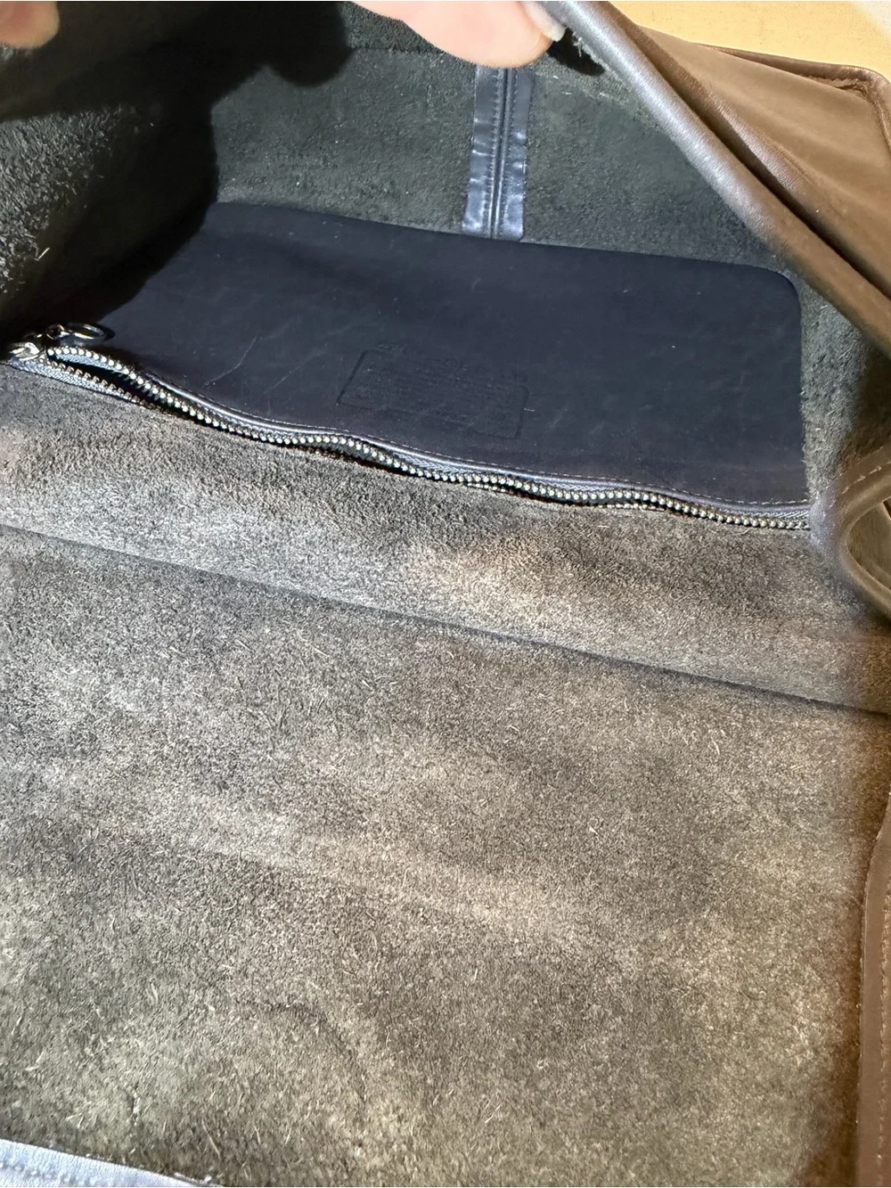 Vintage Coach Willis 9927 grey nickel